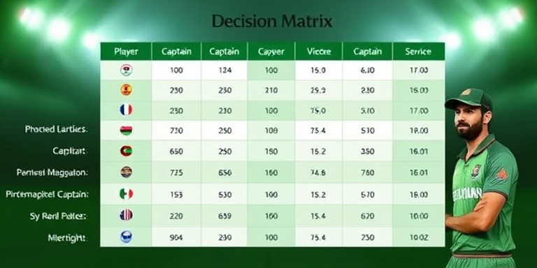 Vegas11 App Download captain decision matrix